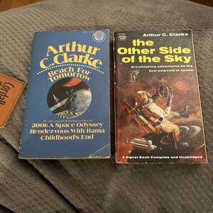 Arthur C. Clarke The Other Side of the Sky 1959 Signet 1st & Reach For Tomorrow